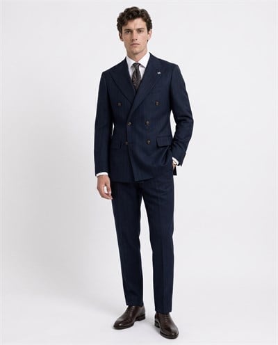 Sandy  Cross-Over Suit Navy