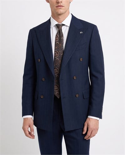 Sandy  Cross-Over Suit Navy
