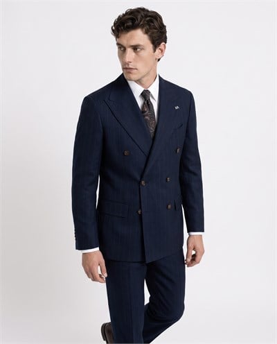 Sandy  Cross-Over Suit Navy