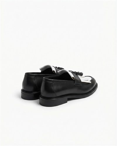 Loafers Black-and-White Santo