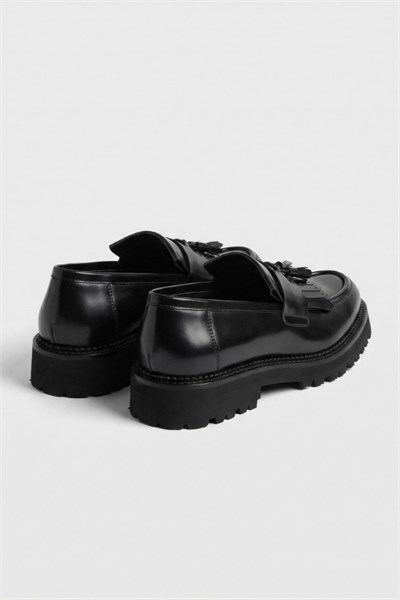Loafer Ayakkabı Siyah Açma