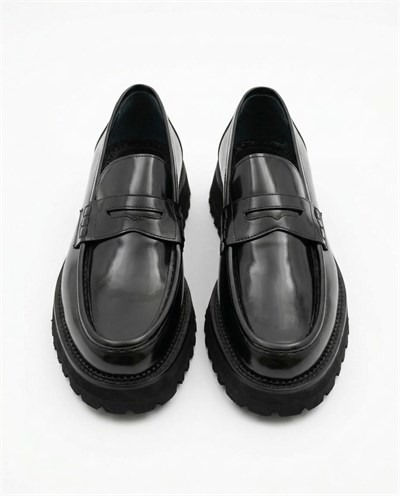 Loafer Ayakkabı Siyah Açma