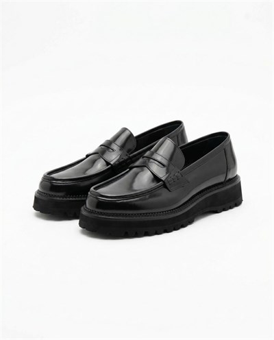 Loafer Ayakkabı Siyah Açma