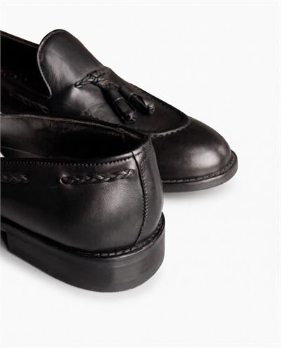 Loafers Shoes Black  Santo