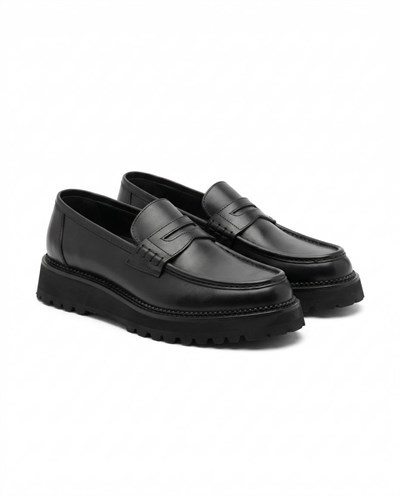 Loafer Ayakkabı Siyah Santo