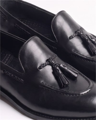 Loafers Shoes Black  Santo