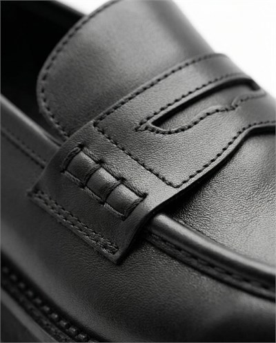 Loafer Ayakkabı Siyah Santo
