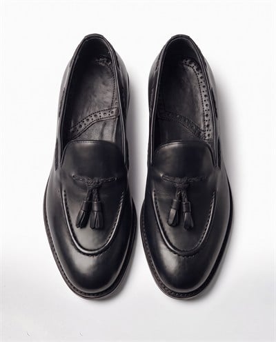Loafers Shoes Black  Santo