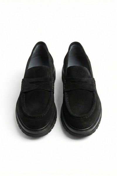 Cologne Casual Shoes Black  Süet