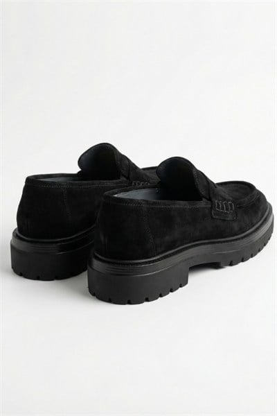 Munich Casual Shoes Black  Süet