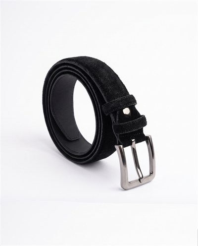 Belt Black  Süet