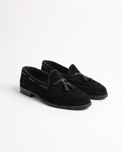 Loafers Black  Süet