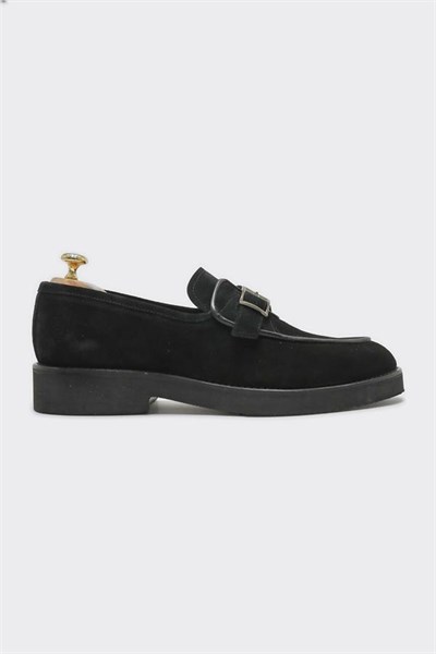 Loafers Black  Süet
