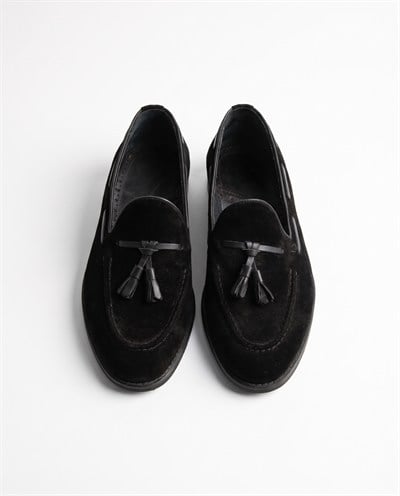 Loafers Black  Süet