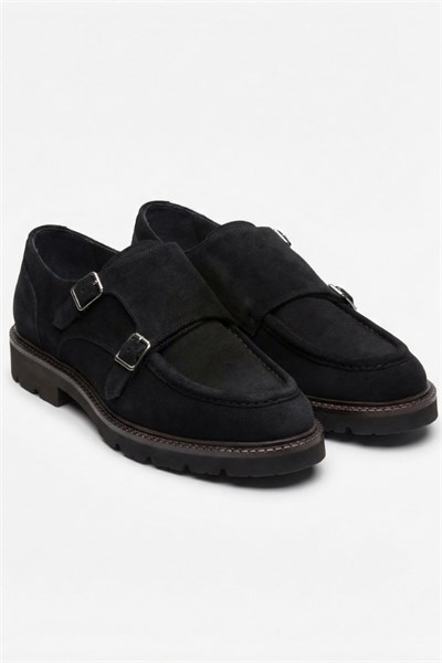 Loafer Ayakkabı Siyah Süet