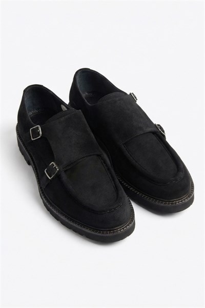 Loafer Ayakkabı Siyah Süet
