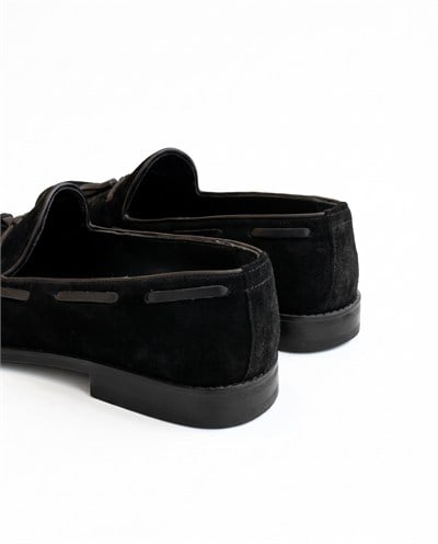 Loafers Black  Süet