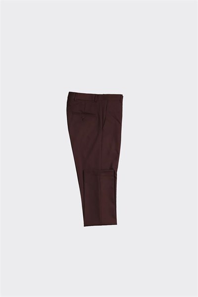 Slim Fit Pantolon Kahverengi