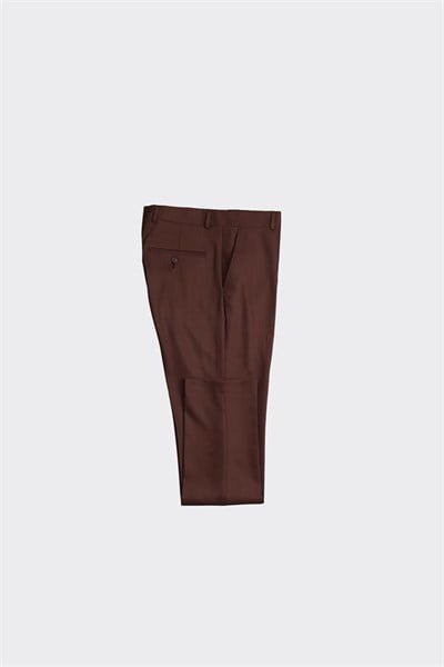 Slim Fit Pantolon Kahverengi