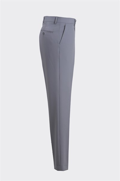 Slim Fit Pantolon Gri