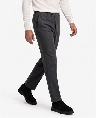 Alessa Slim Fit Pantolon Füme