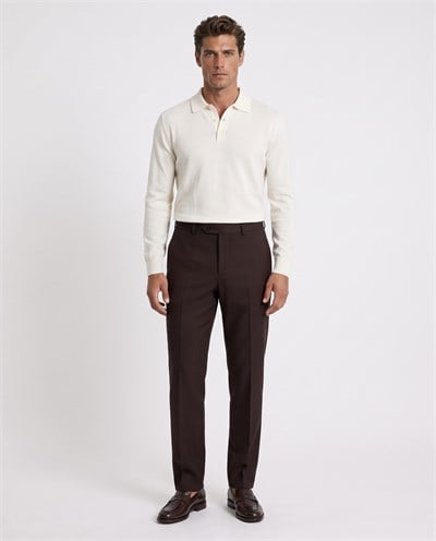 Sante Slim Fit Pantolon Kahverengi