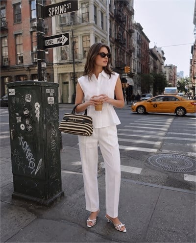 Soleil Shirt White