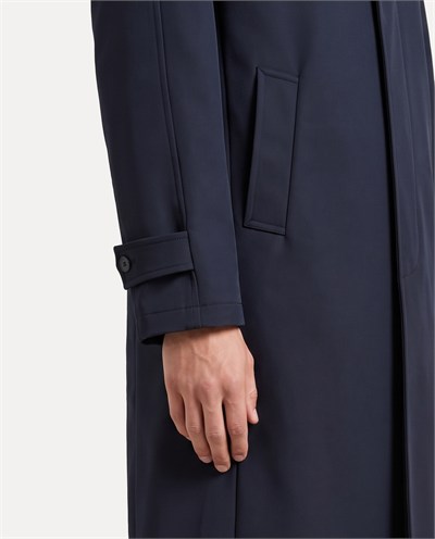 Fronze Trench Coat Lacivert