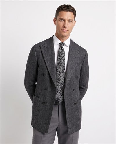 Chester Cross-Front Jacket Black