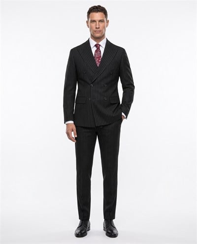 Vermeer Cross-Cut Suit Black