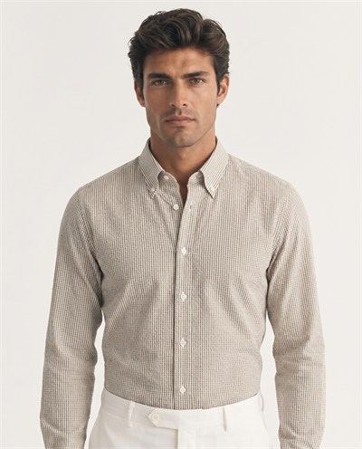 Button-Down Shirt Brown
