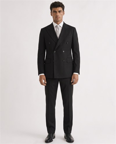 Yeseva One Double-Breasted Suit  Black