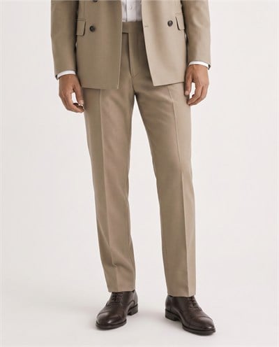 Yeseva One Double-Breasted Suit  Milky Brown