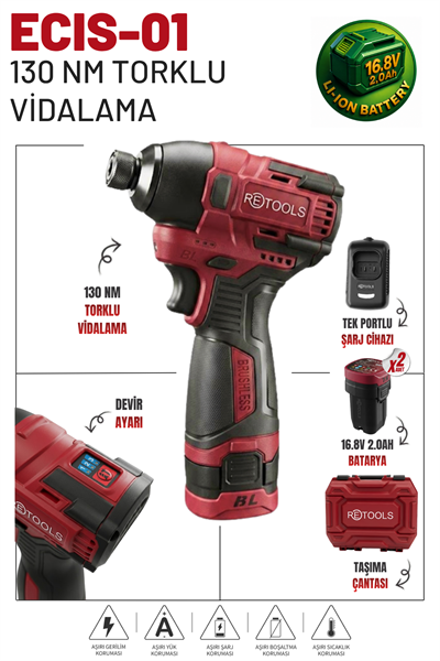 RETOOLS BORDO ŞARJLI TORKLU VİDALAMA