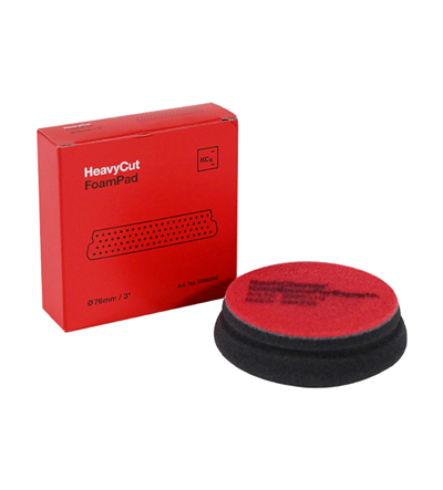 Koch Chemie Heavy Cut Foam Pad 76 mm Profesyonel Kalın Pasta ve Ağır Kusur Giderme Süngeri