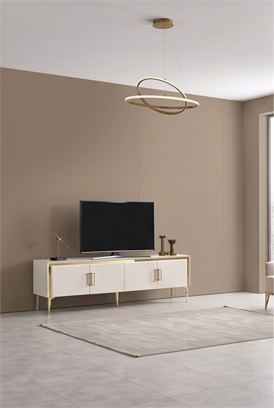 Alyans Gold Lcd Tv Sehpası