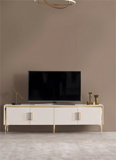 Alyans Gold Lcd Tv Sehpası