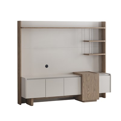 Kona Lcd Tv Sehpa Table Top Duvar Fonlu(Vario Vizon) - 200