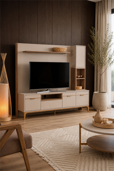 Nova Lcd Tv Sehpa Üst fonlu (Kumsal) - 180