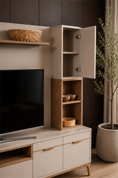 Nova Lcd Tv Sehpa Üst fonlu (Kumsal) - 180