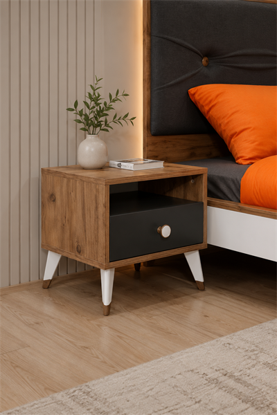 Smart Erkek Komodin (Atlantic Çam)  - 50