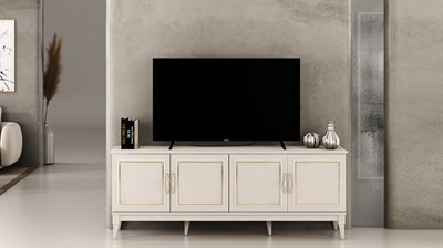 Vera Lcd Tv Sehpa Table Top (Gold)  - 180