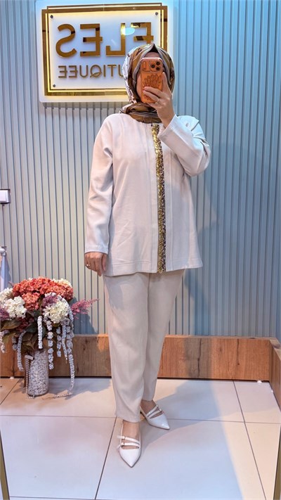 JENNE KREM FERMUARLI İKİLİ TAKIM 