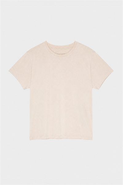 199X Yıkamalı Baby Tee | Bej