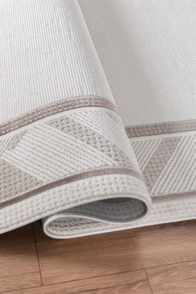 BEVEL Saçaklı Modern Dokuma Halı, Yüksek Kalite Oturma Odası, Salon,Mutfak Halısı