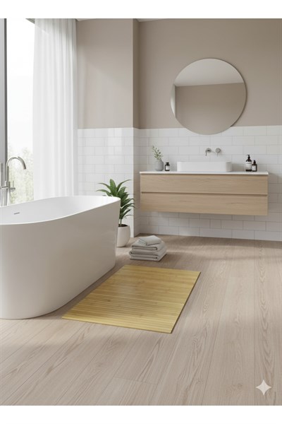 Doğal Kaymaz Banyo Paspası