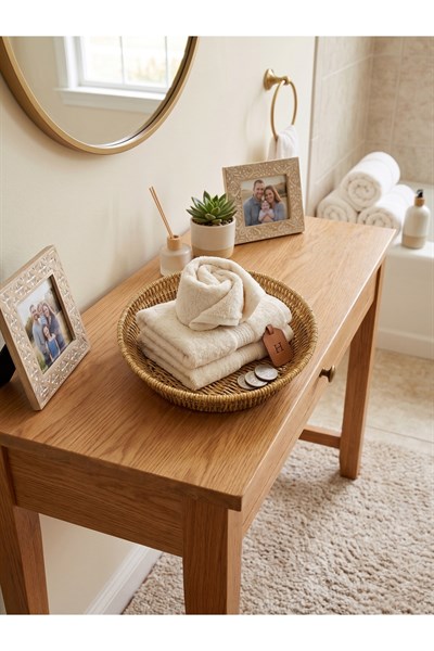 HASIR DEKORATİF SEPET /ANTRE-MUTFAK- BANYO- KİLER 1 ADET S BOY