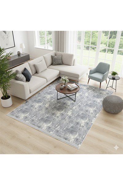 Modern Pamuklu Halı Örtüsü Savan 6m2 (200*300cm) - 12m2(300*400cm) Dokuma Lastiksiz