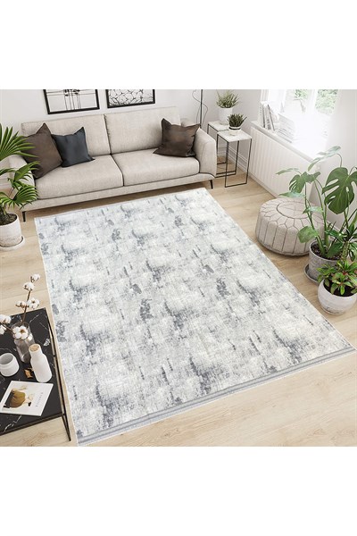Modern Pamuklu Halı Örtüsü Savan 6m2 (200*300cm) - 12m2(300*400cm) Dokuma Lastiksiz