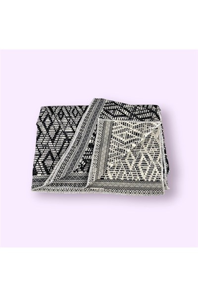 Modern Pamuklu Halı Örtüsü Savan 6m2 Dokuma 200x300 Lastiksiz